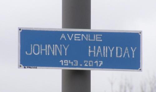 Avenue Johnny Hallyday à Seraing, une idée de Gilles Falisse 