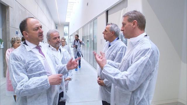 Le ministre-président Willy Borsus chez Mithra 