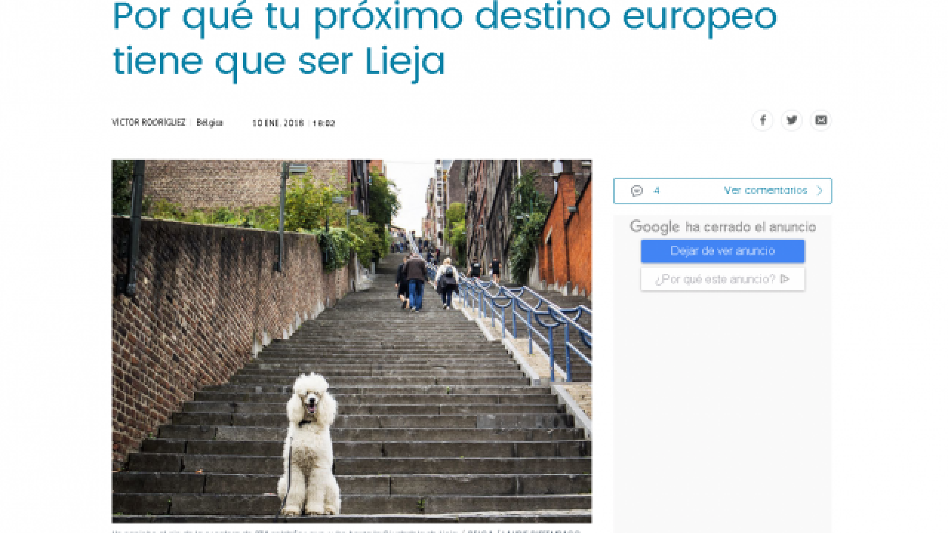 Liège, à visiter selon le journal espagnol El Mundo