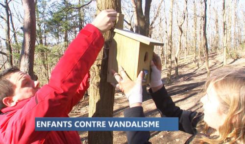 Vandalisme : la réponse des enfants de l'école Ste-Claire de Huy