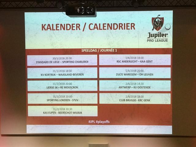 Derby wallon à Sclessin pour l'ouverture des Play Offs 1