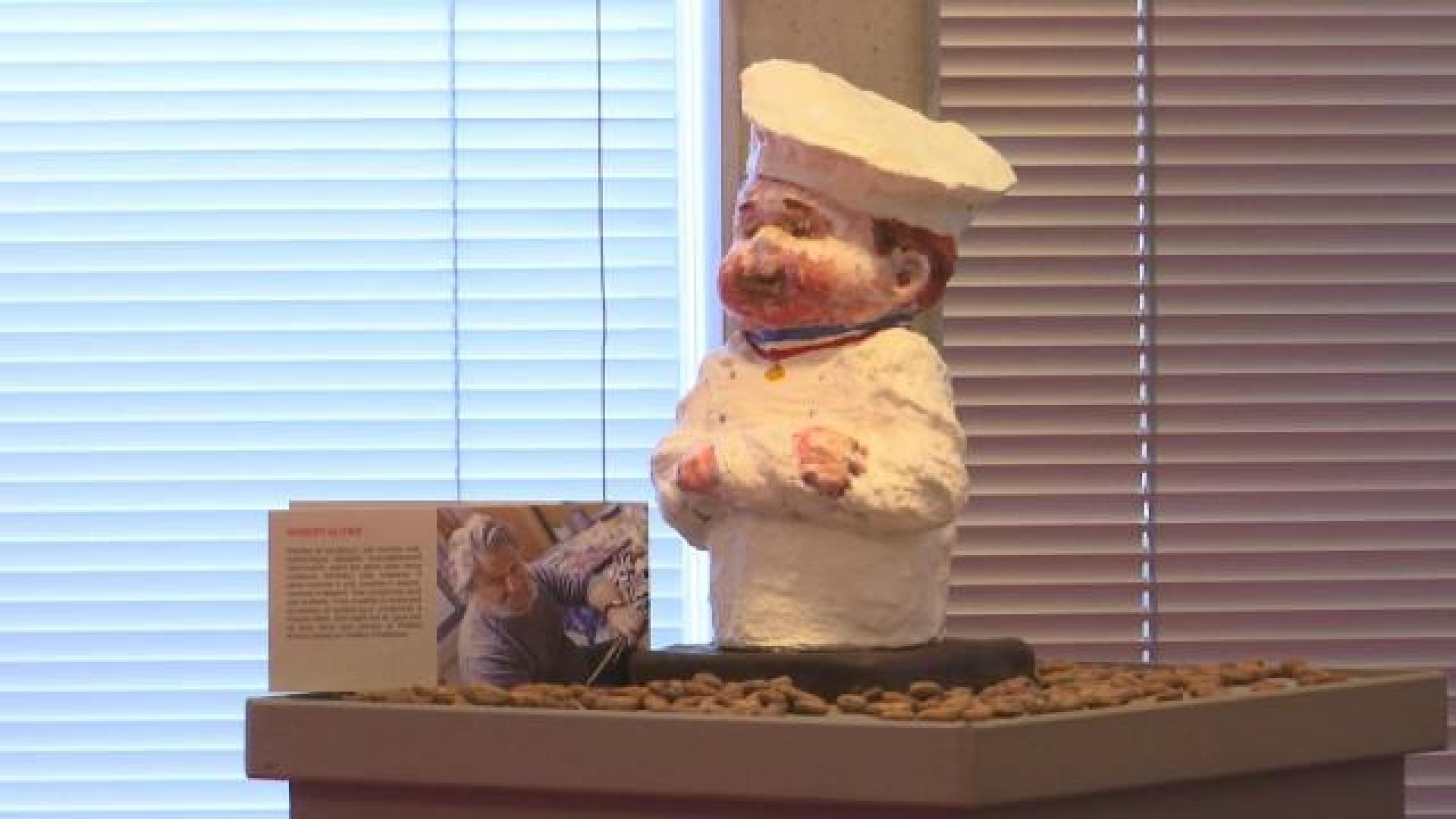 Un chocolat peint par des artistes du Creahm 