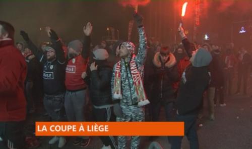 La folle soirée du Standard en finale de la Coupe : ambiance extérieure