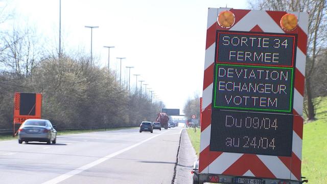 Chantier E313/A13 dès ce lundi entre Juprelle et Liège