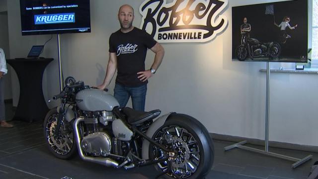  Krugger transforme la Triumph Bobber.