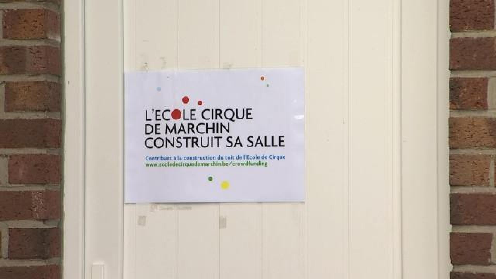 Un nouveau bâtiment pour l'école de cirque de Marchin