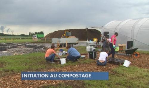 Atelier compostage au Jardin Ressources d'Intradel