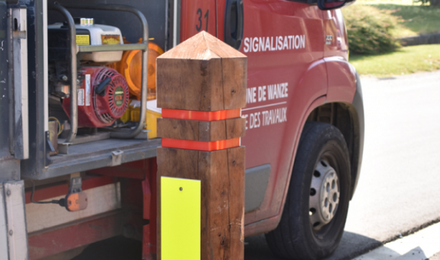 Wanze exige désormais des potelets en bois local 