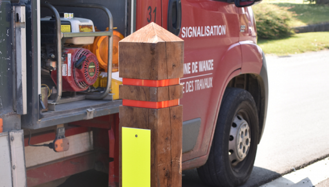 Wanze exige désormais des potelets en bois local 