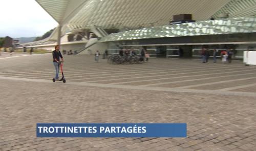 Nouveau à Liège: des trottinettes électriques partagées 