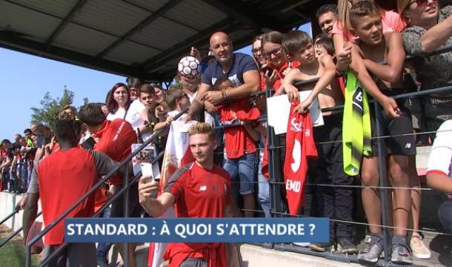 Entraînement du Standard devant 700 supporters 