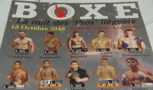 Boxe:La nuit des "Pros" liégeois.
