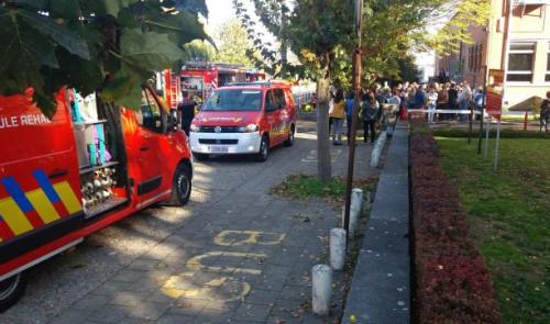 Incendie et évacutation au bureau de vote de Saint Georges 