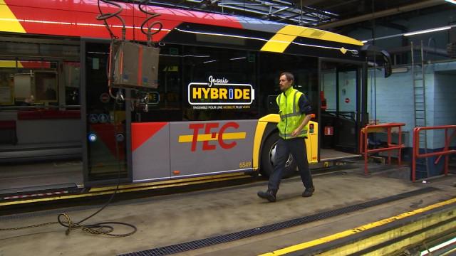 Bus hybrides en panne 