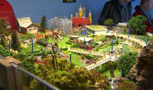 Trains miniatures à Ougrée.