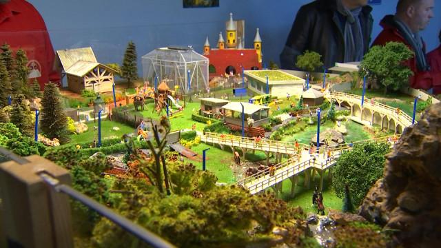 Trains miniatures à Ougrée.
