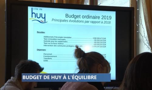 Huy : un budget 2019 équilibré et ambitieux