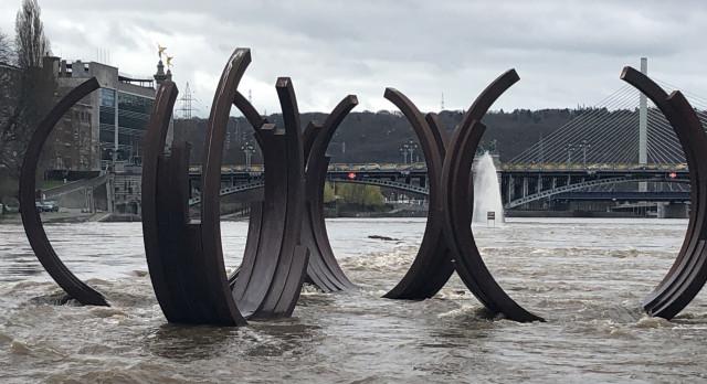 La Meuse est sortie de son lit ce week-end