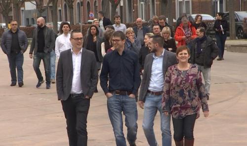 PTB : Raoul Hedebouw et Alice Bernard mènent les troupes 