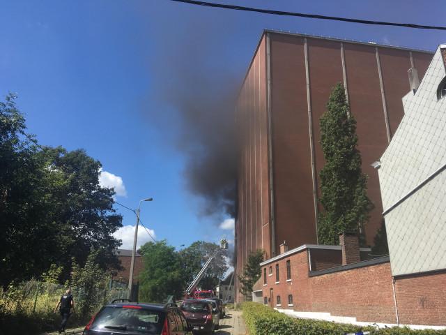 Phase rouge déclenchée pour un incendie chez AV Inbev à Jupille