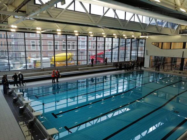 Premières images des bassins de la piscine Jonfosse