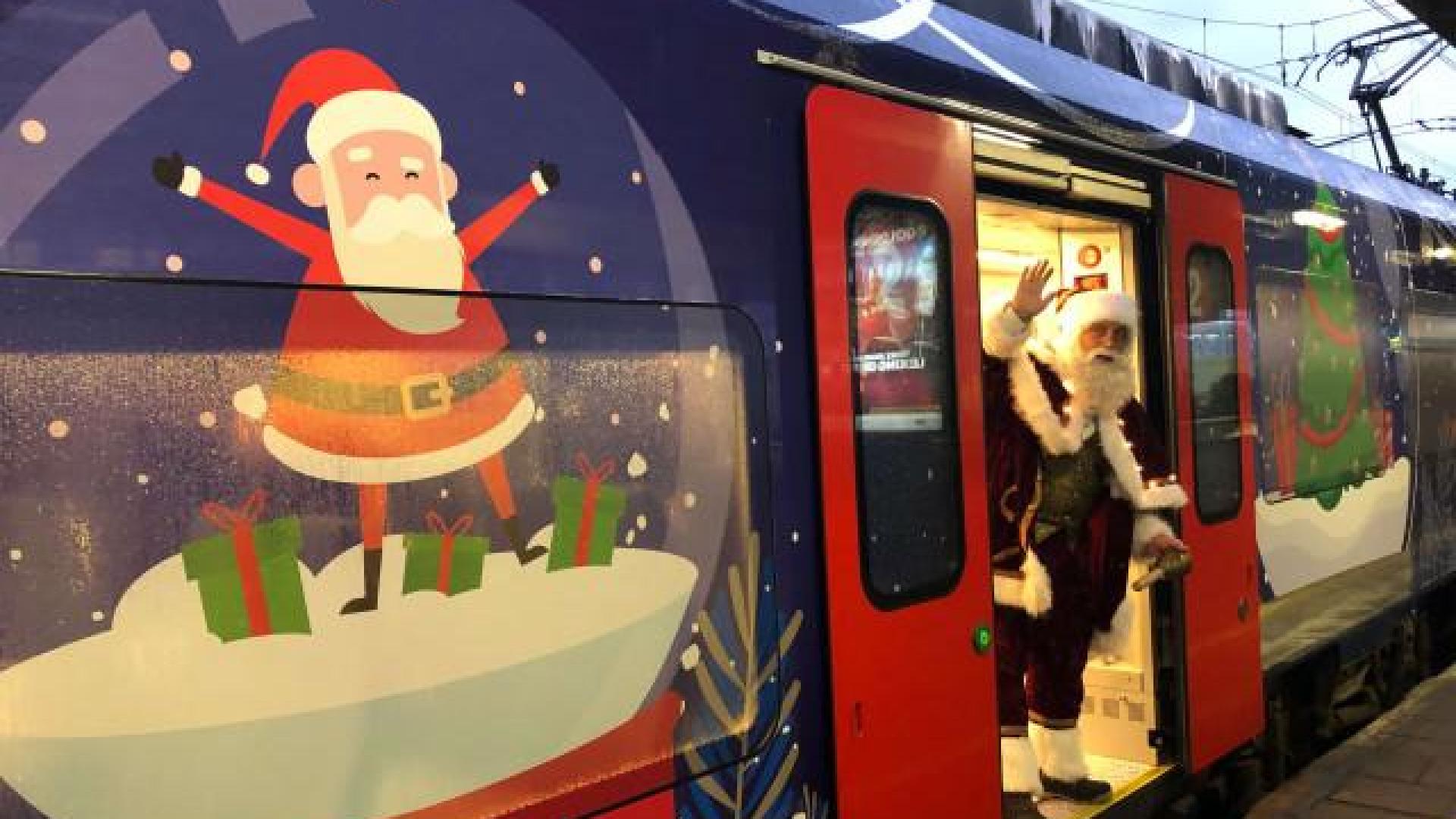 Le train de Noël ce mardi à Liège-Guillemins