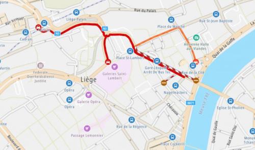 Liège : la rue Léopold interdite à toute circulation automobile