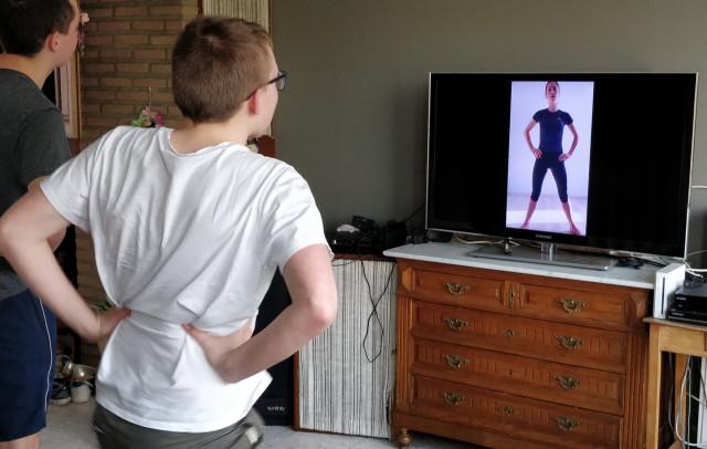Cours de gym en ligne avec Madame Marie