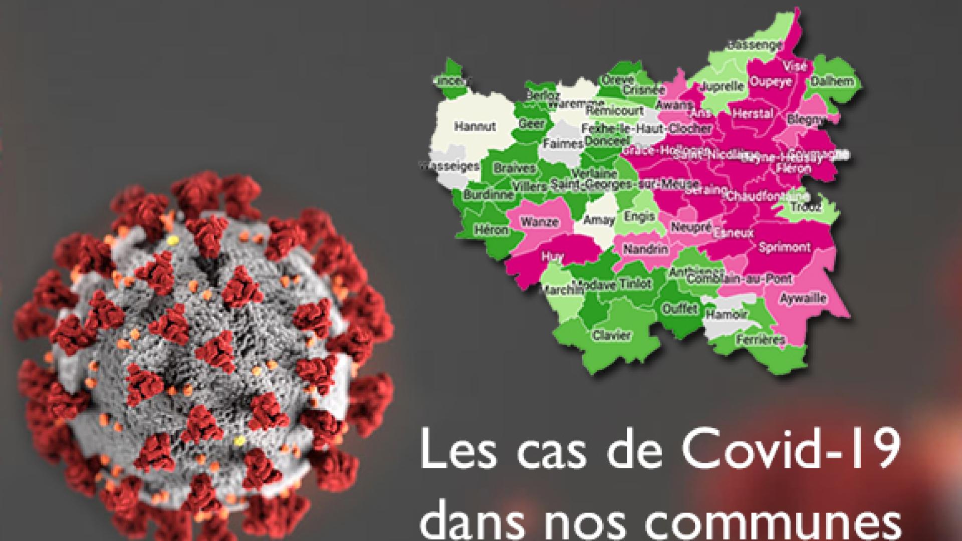 Les cas de Covid19 dans nos communes au 14/4/2020