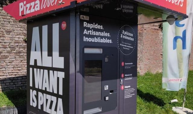 Un distributeur automatique prépare vos pizzas en 3 minutes à Liège