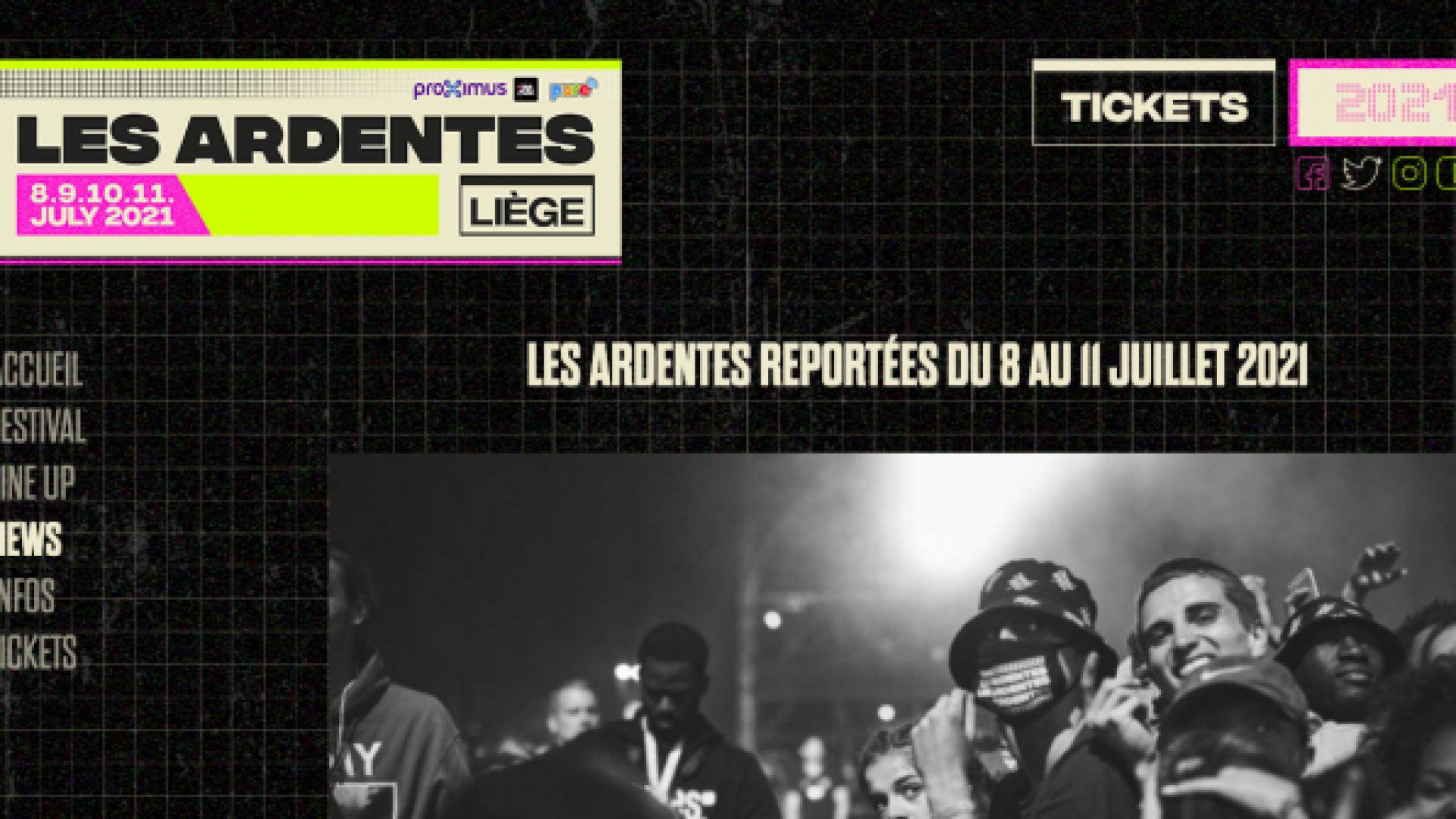 Les Ardentes reportées à juillet 2021