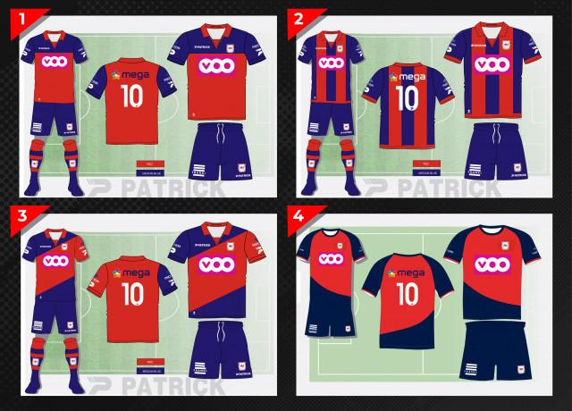 Choisissez le futur maillot du RFC Liège !