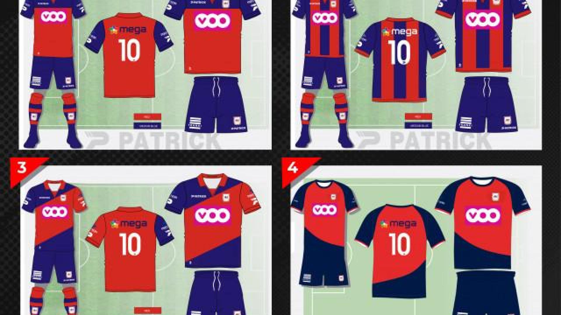 Choisissez le futur maillot du RFC Liège !