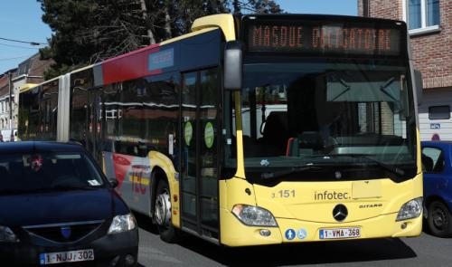 Onze bus hybrides retirés du réseau TEC après un incendie