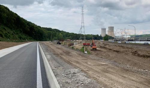 TIhange : la route laissera la place à la Meuse