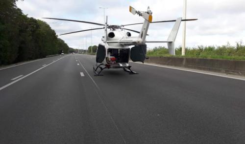 L'autoroute A15/E42 a été temporairement fermée ce matin
