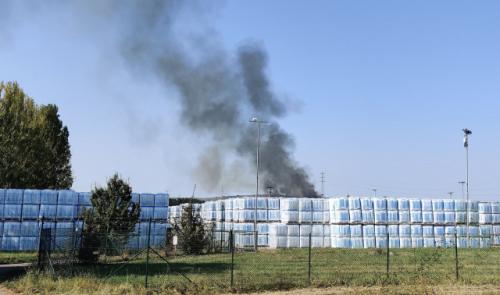 Un incendie s'est déclenché sur le site de l'usine visétoise de laine de verre Knauf Insulation