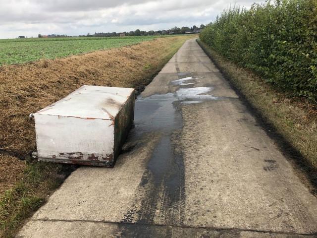 Pollution aux hydrocarbures à Faimes