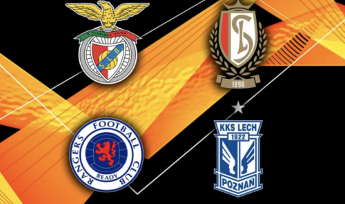 EL: Le Standard avec Benfica, les Rangers et Lech Poznan