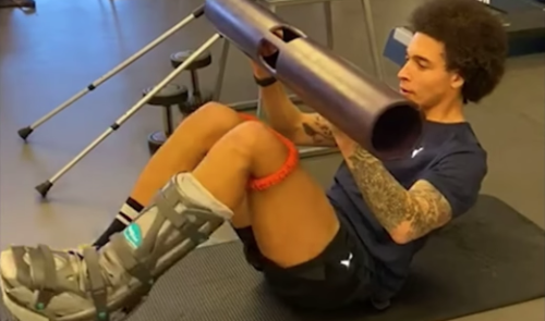 Axel Witsel a entamé sa rééducation à Anvers 
