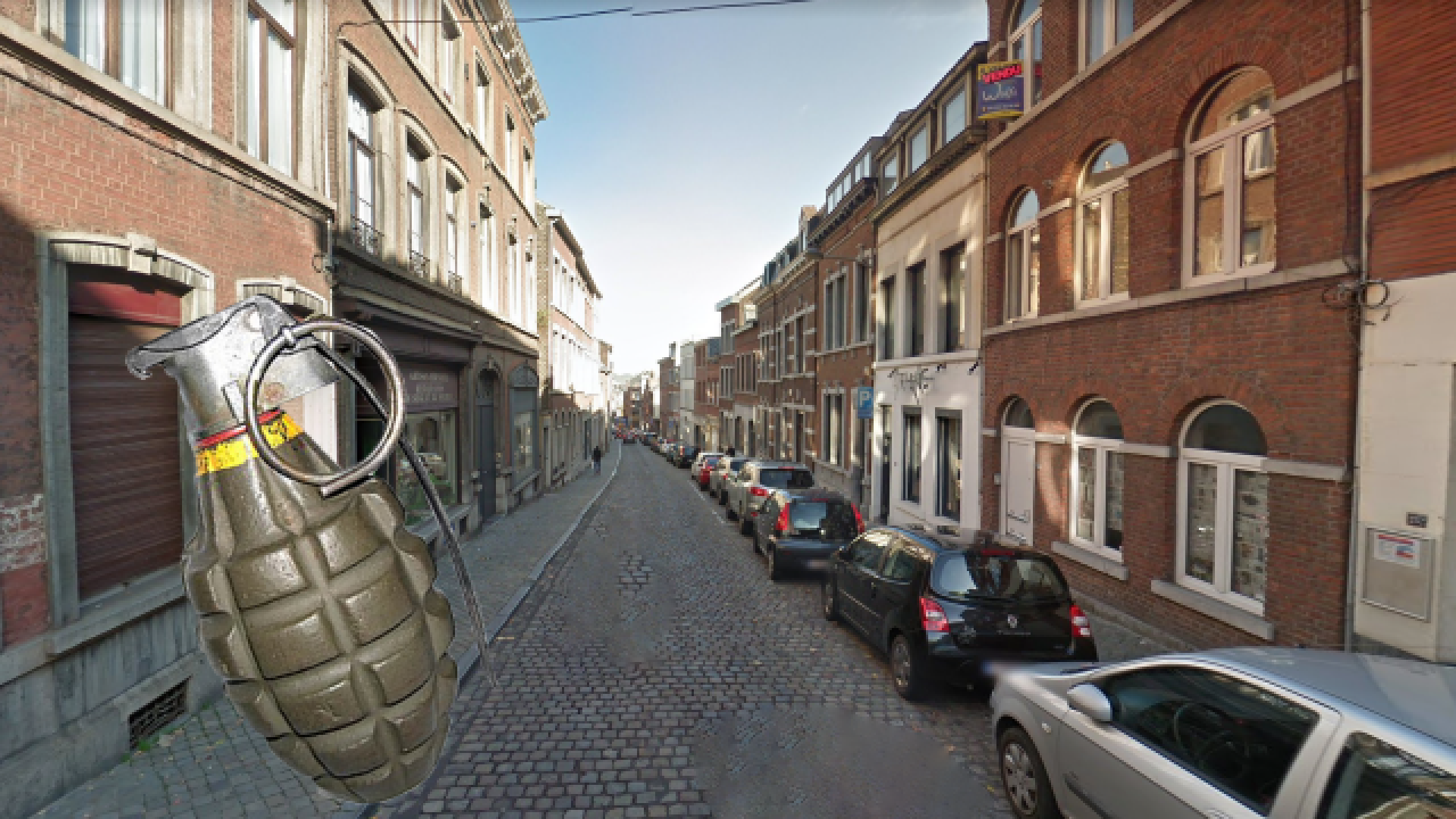 Une grenade trouvée dans une habitation rue Saint-Gilles