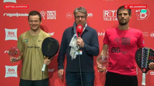 Une équipe forfait pour la finale du Belgium Open de padel