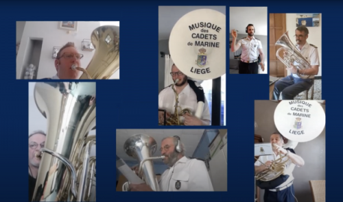 La Musique des Cadets de Marine se fait à nouveau entendre sur les réseaux sociaux