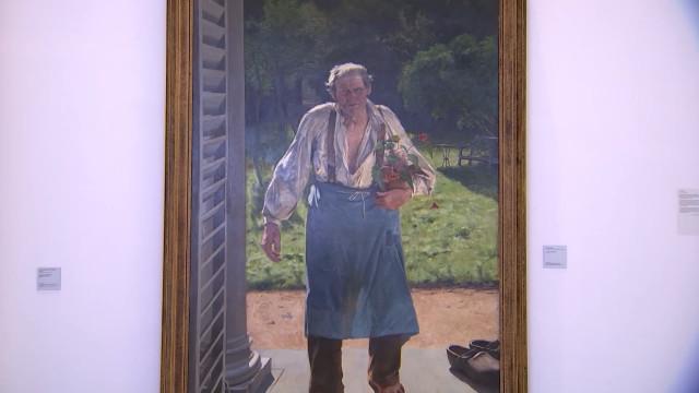 Liège chefs d'œuvre : le vieux jardinier d'Emile Claus