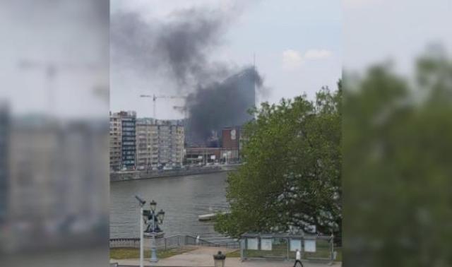 Gros dégagement de fumée à proximité du campus des Rivageois