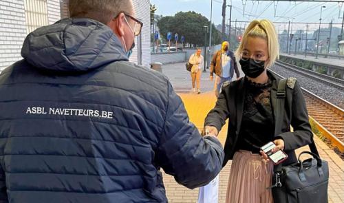 Semaine de la Mobilité : petit dej' offert par l'asbl Navetteurs.be 