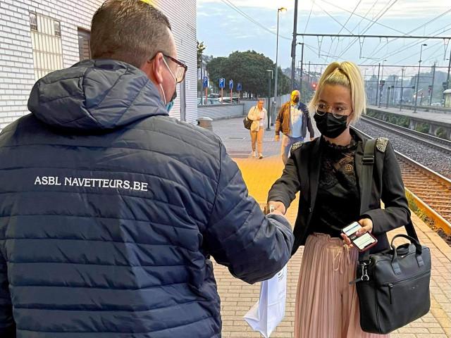 Semaine de la Mobilité : petit dej' offert par l'asbl Navetteurs.be 