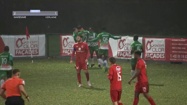 D2 ACFF : Verlaine arrache le point de l'espoir à Waremme