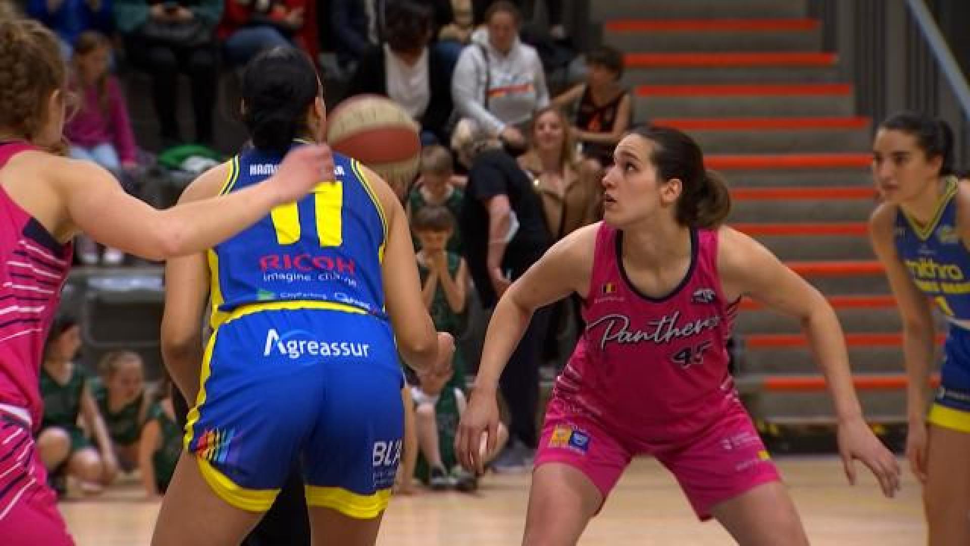 TDW1 : Les Liège Panthers surclassées par Castors Braine en demi-finale aller des playoffs