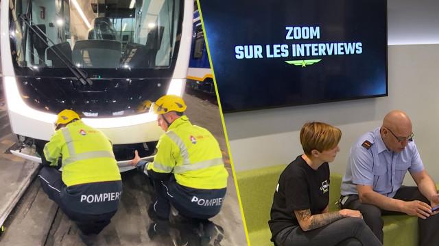Tram En Commun S4#34 : les pompiers se forment au tram, et les conducteurs TEC postulent 